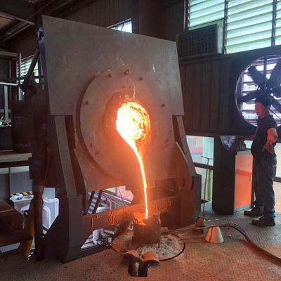 ποιότητας  Steel Steel Scrap Melting Induction Furnace in 1 Ton Capacity εργοστάσιο